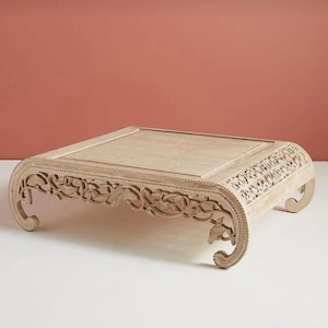 Carved Indian Coffee Table