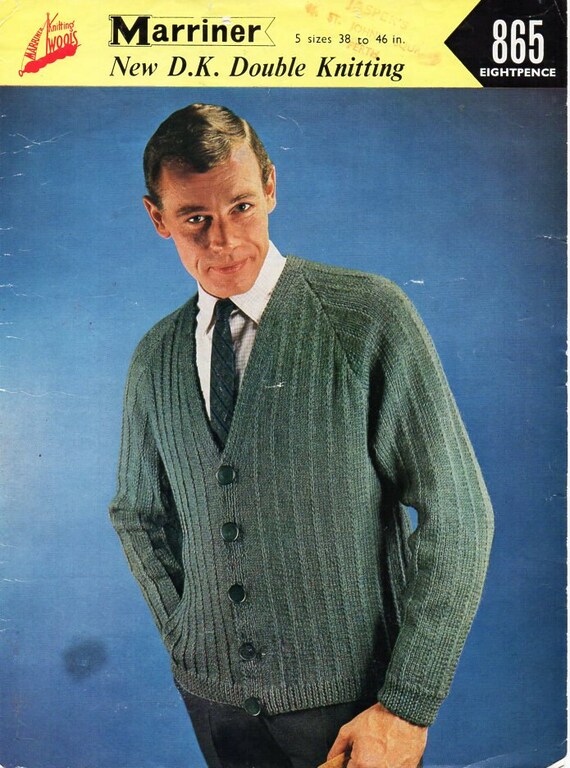 mens ribbed cardigan