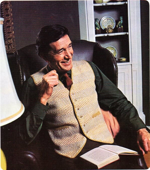 Mens Waistcoat Knitting Pattern Pdf Suit Waistcoat V Front DK - Etsy UK