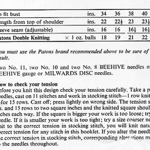 Vintage Womens Sweater Knitting Pattern Pdf Ladies Turtle Neck Jumper ...
