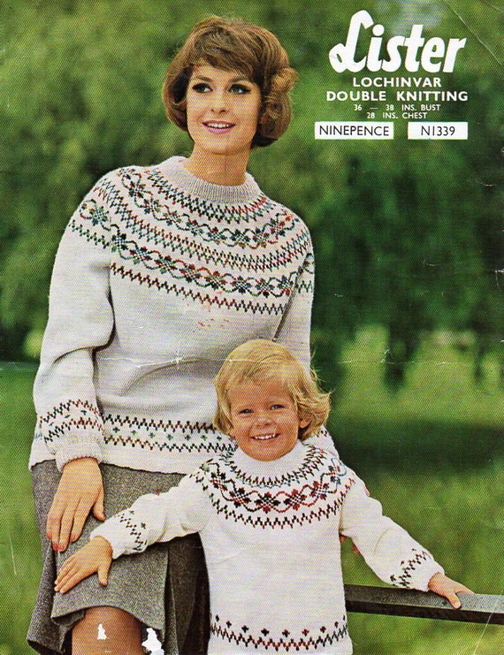 Etsy fair isle sweater cheap