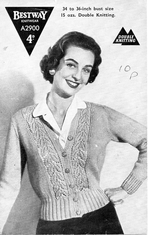 Ladies Cardigan Knitting Pattern PDF Womens DK Cardigan - Etsy UK