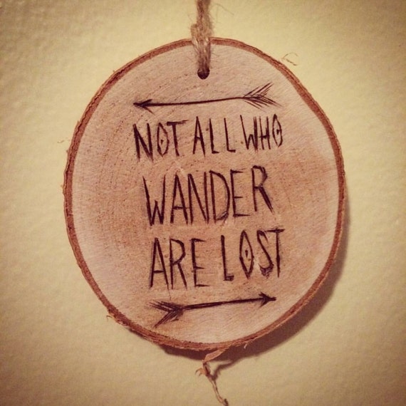 Not all Who Wander are Lost WINTER SASQUATCH - Cedar Ornament Not all Who Wander are Lost WINTER SASQUATCH - Cedar Ornament
