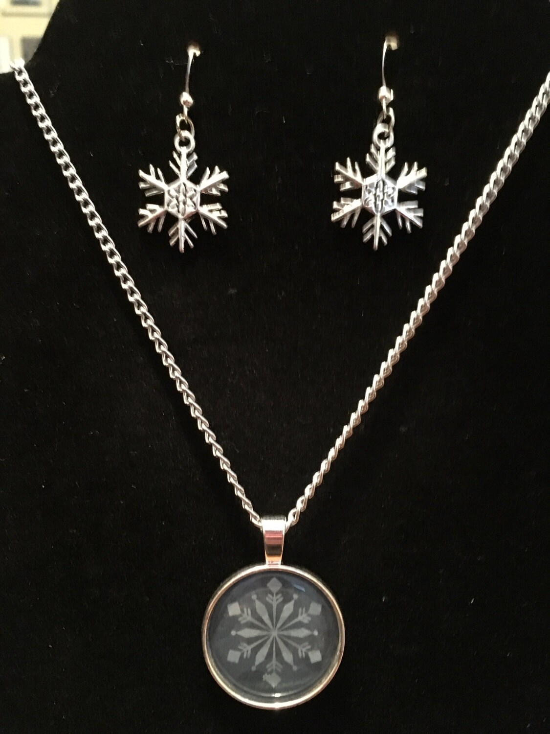 Snowflake Jewelry Etsy