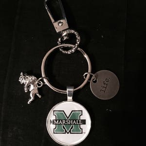 Marshall University Thundering Herd Keychain