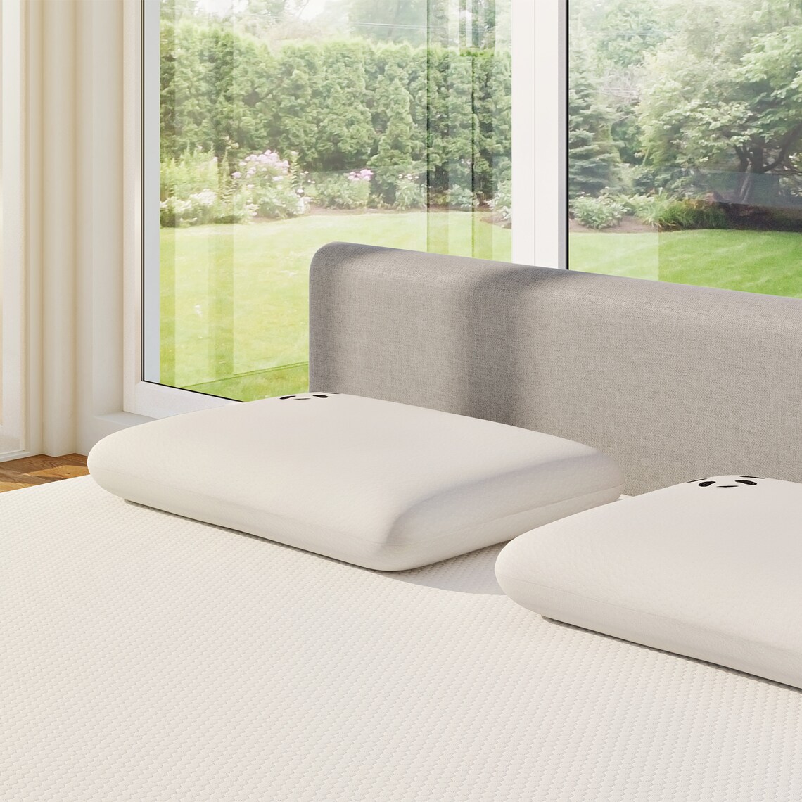 Panda Luxury Memory Foam Bamboo Pillow Etsy