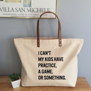 Ich kann meine Kinder nicht üben, ein Spiel oder etwas haben Tragetasche, lustige Muttertasche, beschäftigte Muttertaschen