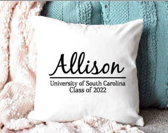 dorm room pillows etsy