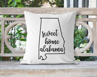Alabama Pillow Etsy