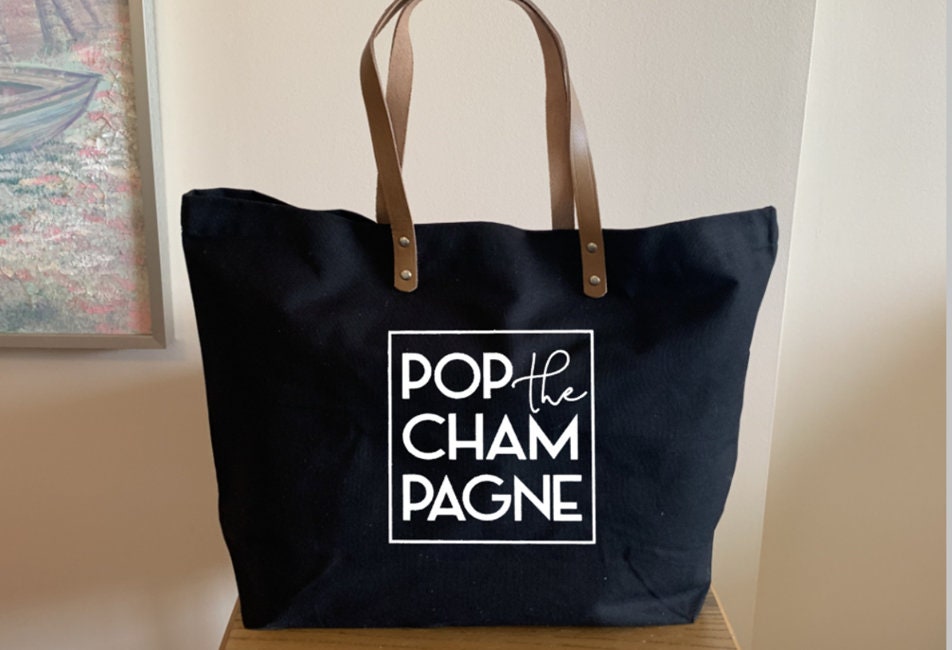 美品 トートバッグ champagne pop 牛革 本革 クロコ型押し L