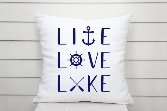 Lake Life 16 x 16 Decorative Pillow
