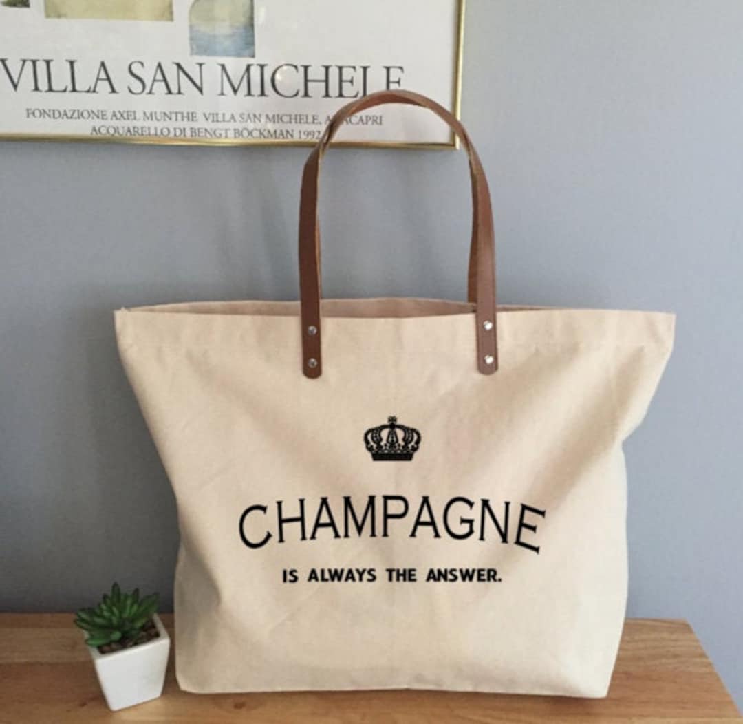 Champagne tote hotsell