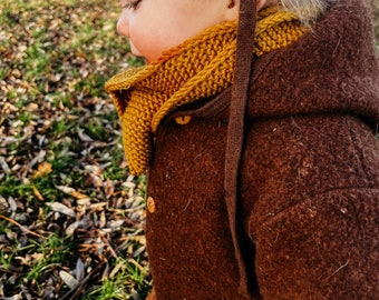 Keyhole Scarf Knitting Pattern Baby Child Scarf Knitting