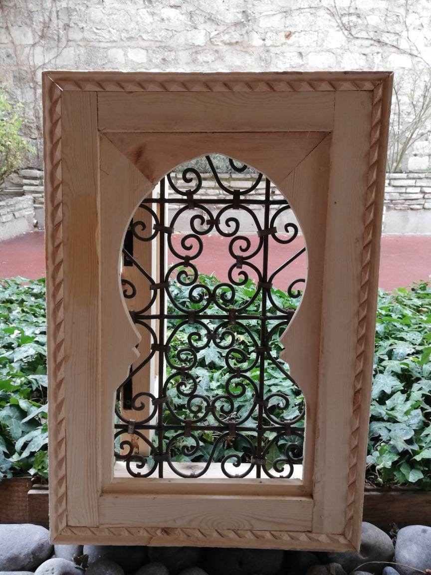 Fenêtre de Riad Oriental - 60 cm X 40 Simple ou Double Battants