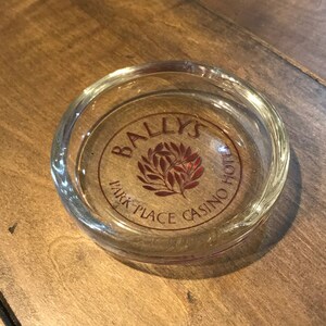 Man Cave Ashtray Vintage Plaza International Hotel and Inns Ashtray Clear Smokey Gray Ashtray Casino Style Gray Ashtray