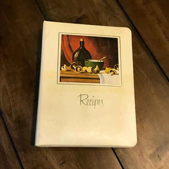 Vintage Recipe Binder Book Creative Home Decorating Ideas Etsy