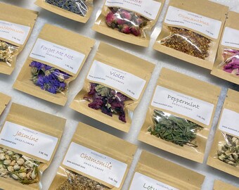 6, 10, 16 PCS Organic Dried Flowers Sampler Kit, Tea Cooking Dried Flowers, DIY Dried Flowers, Soap Candle Making, WoodWell® Etsy Shop