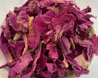 Organic Dried Peony Petals, Edible Peony Petals, DIY Dried Peony Flowers, WoodWell® Etsy Shop