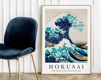 Hokusai The Great Wave - Poster Art