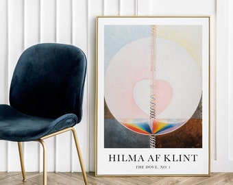 Hilma af Klint The Dove -  Poster Print Paper Art