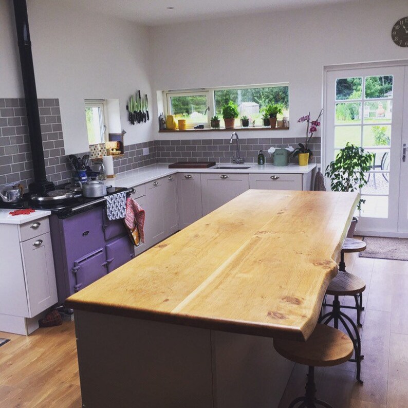 Oak Kitchen islands Etsy