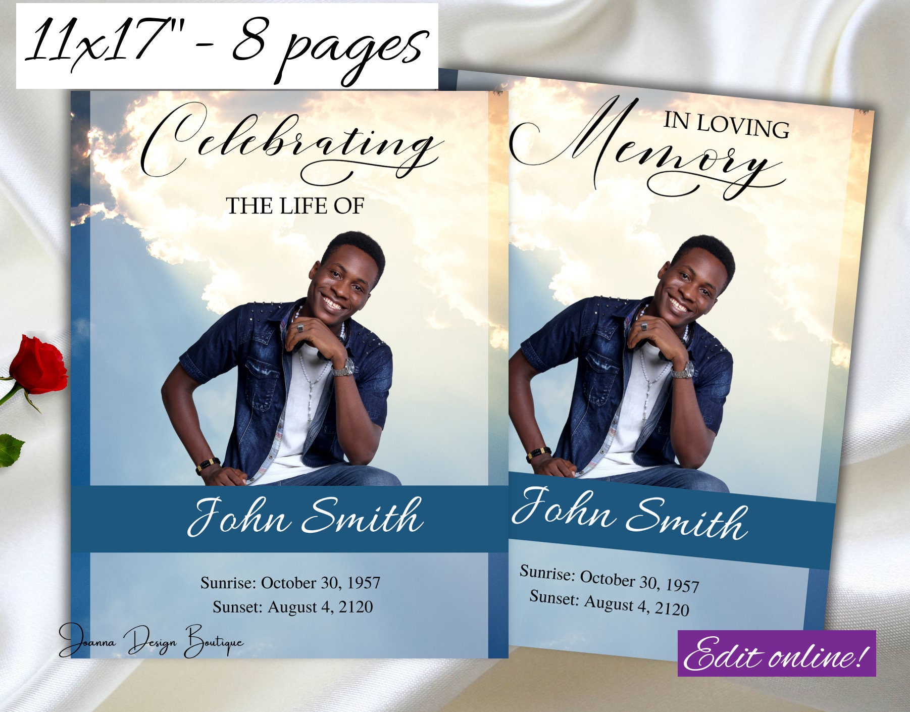 Funeral Program Background Images