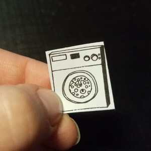 Laundry day, laundry machine printable stickers (A4 & US Letter)