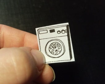 Laundry day, laundry machine printable stickers (A4 & US Letter)