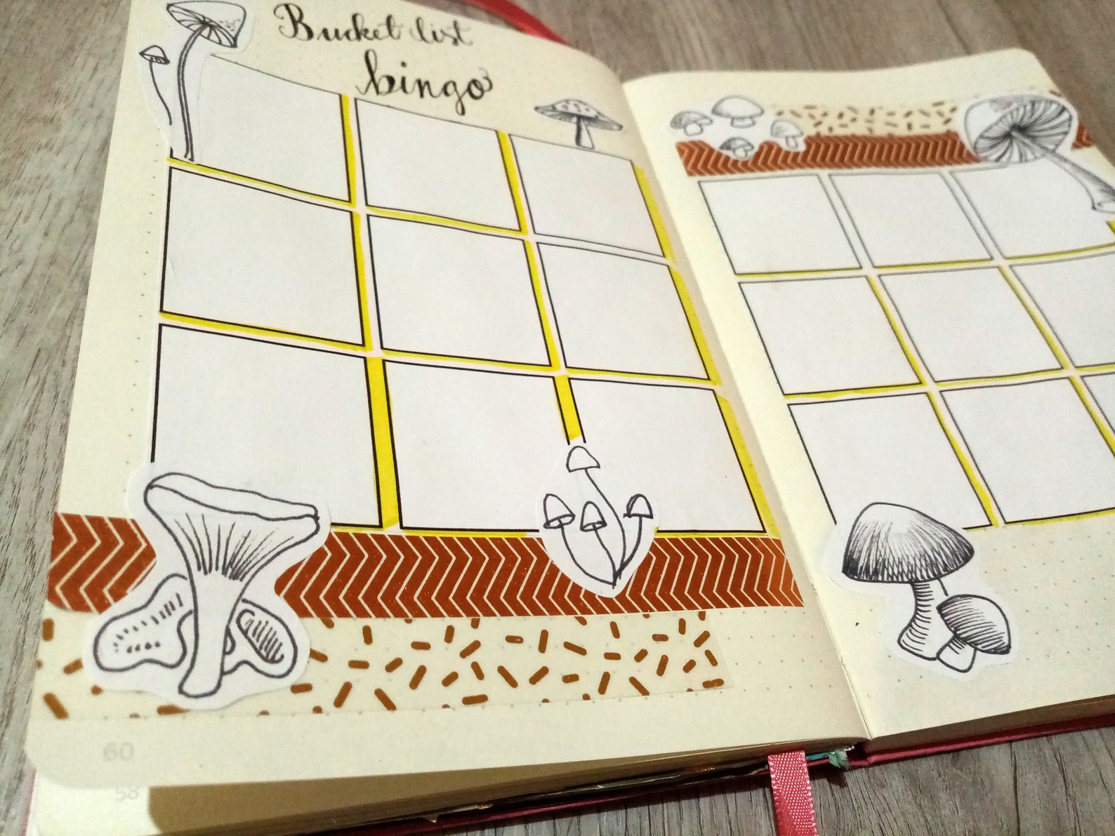 Mushrooms Printable Stickers for Planner, Bullet Journal - Etsy
