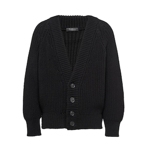 Men&#39;s black ribbed knit cardigan sweater, merino wool, black, custom knit, tailor-made, office style, casual style