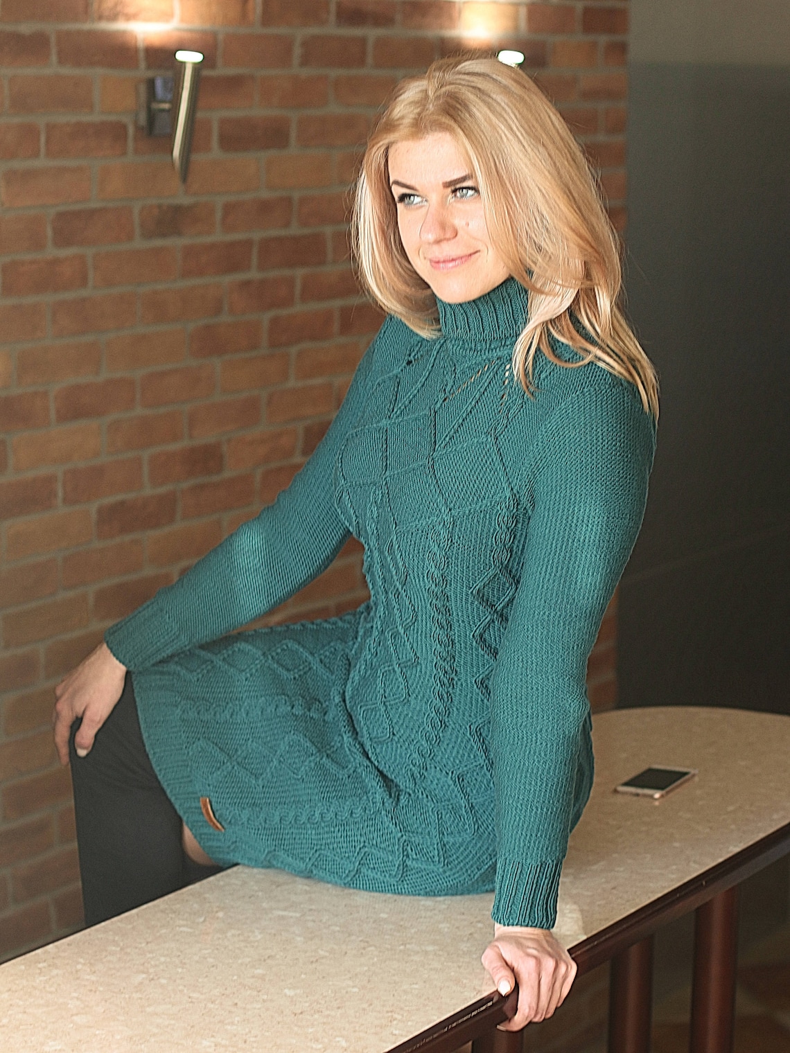 Custom Hand Knit Aran Style Dress Tailor made Victoria s Secret custom-hand-knit-aran-style-dress-tailor-made-victoria-s-secret