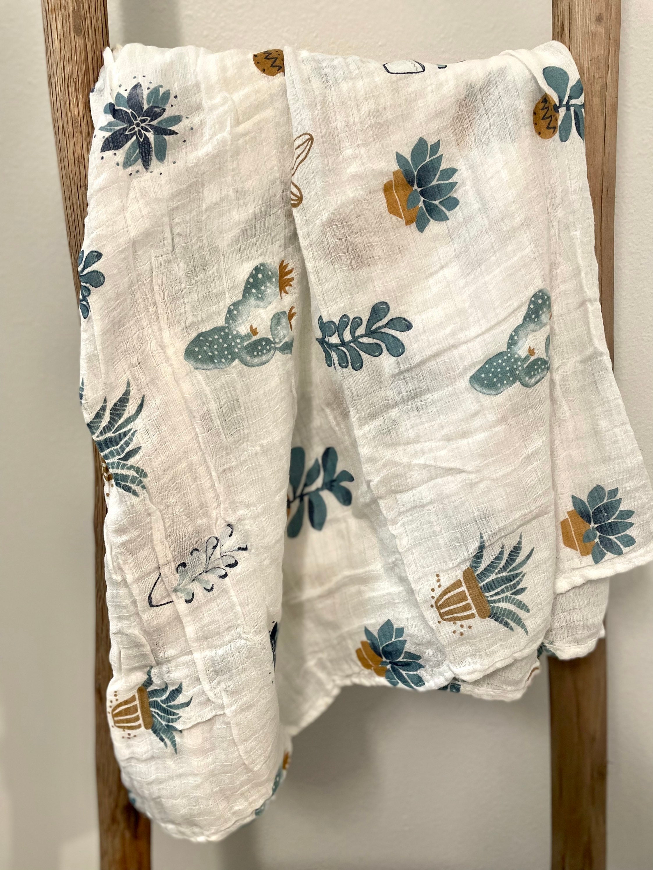 Personalized muslin blanket / baby blanket / baby gift / baby Etsy