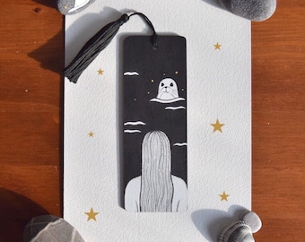 Selkie Bookmark with Tassel | Book Lovers Gift | Book Accessory | Book Mark | Selkie Art |