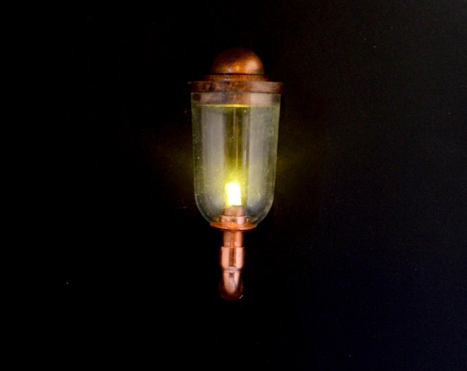 steampunk large LED light