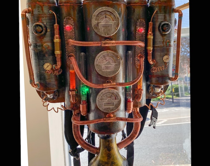 Hand made steampunk jetpack