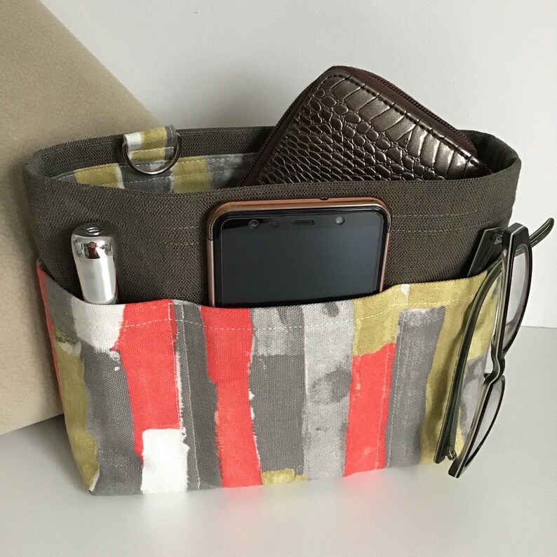 /'Brushstrokes/' print Handbag Caddy Purse insert Bag organiser Handbag insert