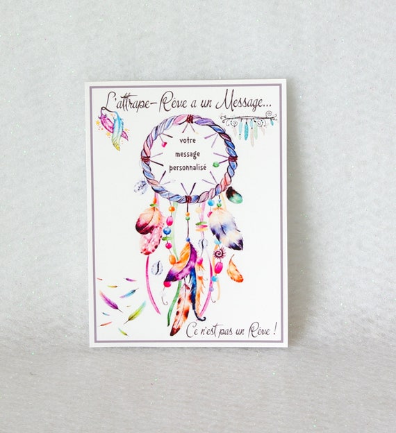 Attrape Reve 1 Carte Custom Scratching Game Etsy