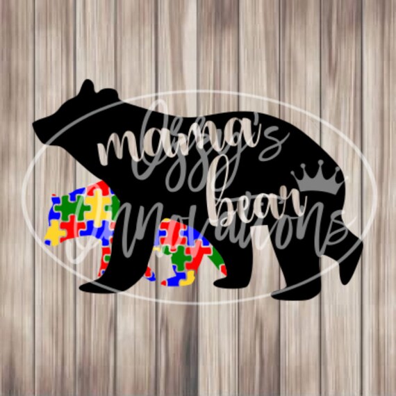 Free Free Mama Bear Autism Svg 437 SVG PNG EPS DXF File