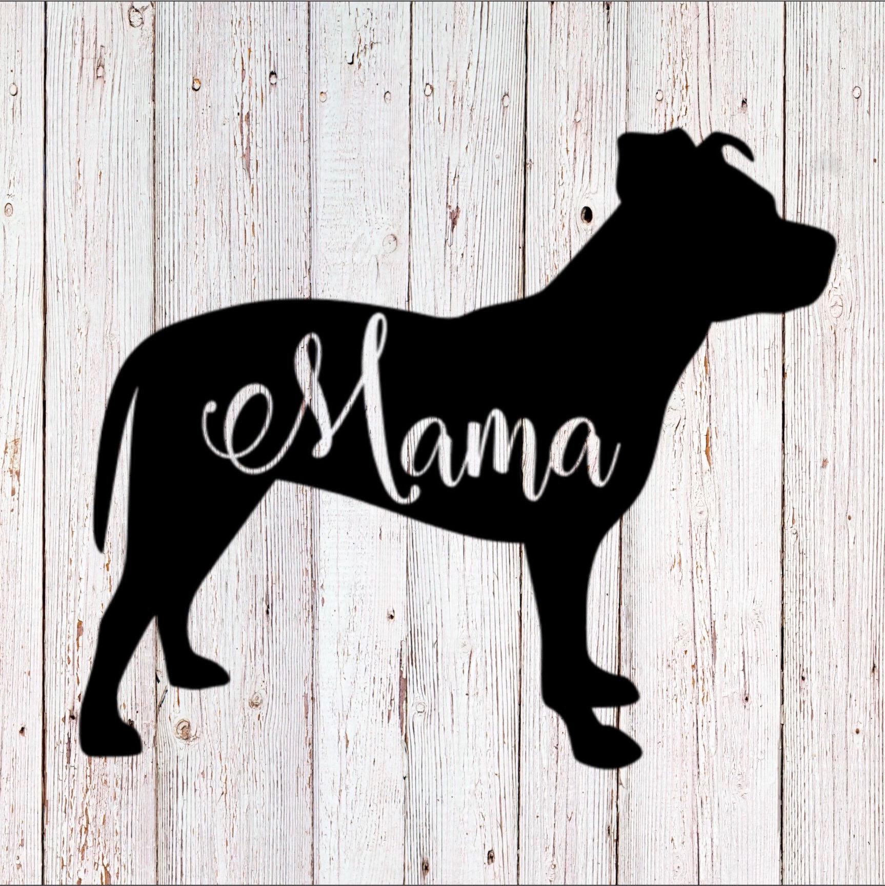 Download Pitbull Mama SVG | Etsy