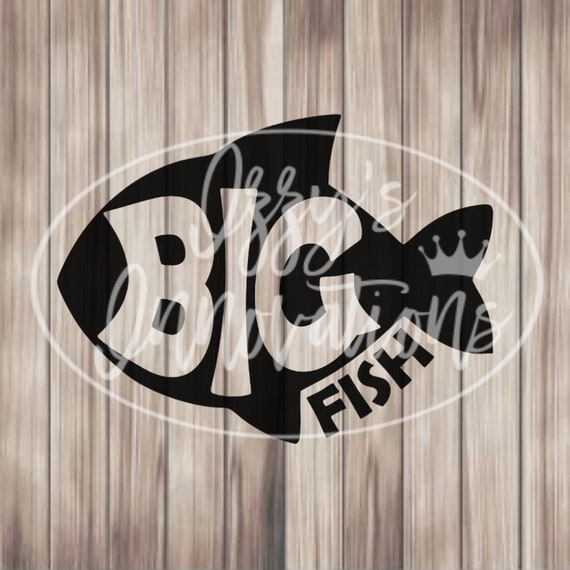 Download Big Fish Svg File For Cricut For Silhouette Cut File Svg Etsy