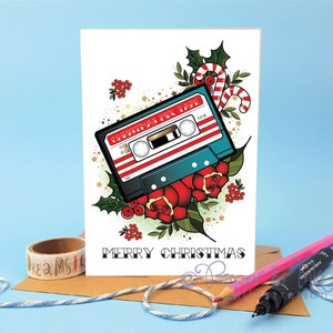 80's christmas card, 80's kid, child of the 80's, 80's mix tape, 90's christmas card, friend card, child of the 90's
