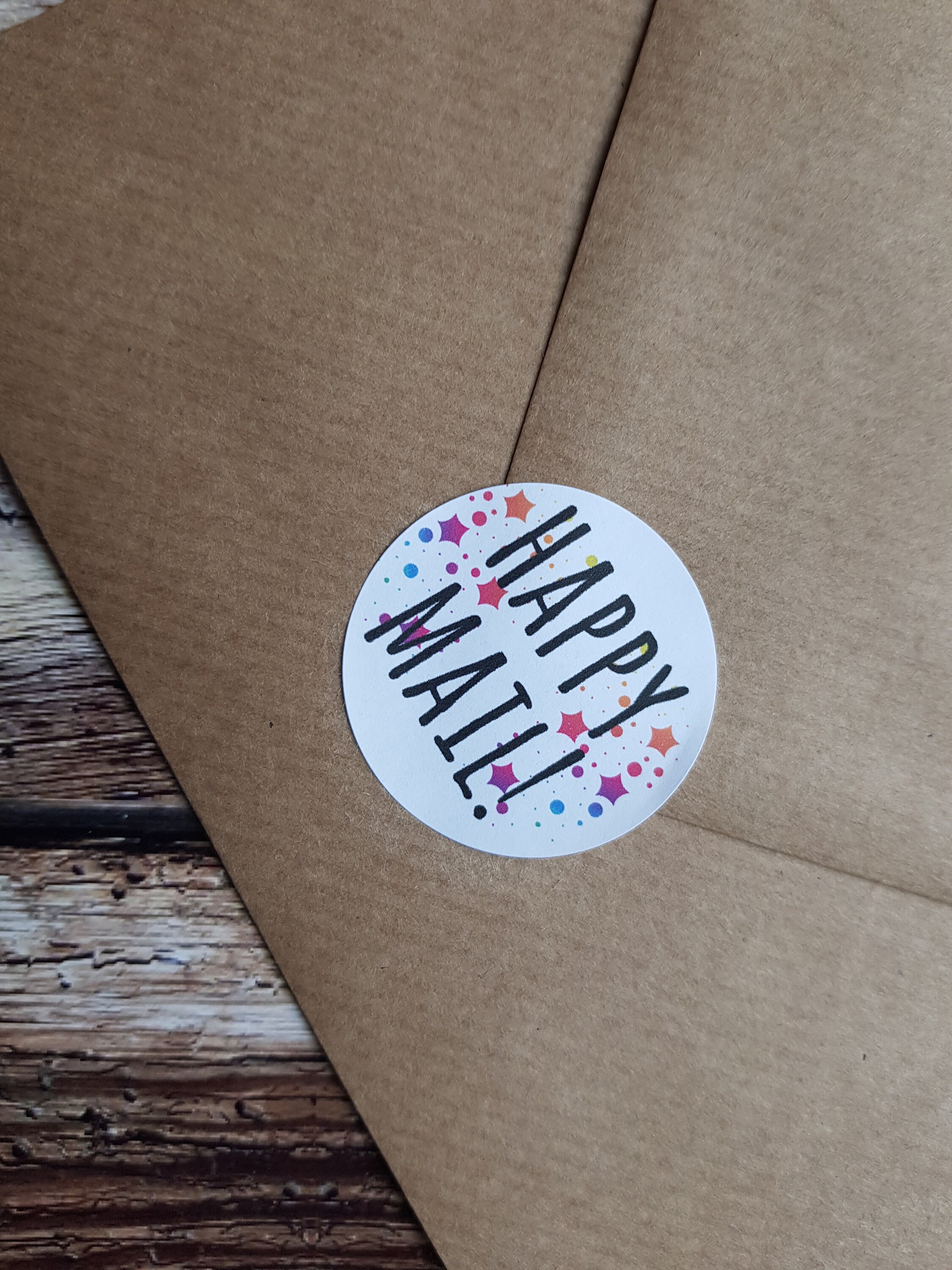 Cute Happy Mail Stickers Great for Small Business Customers | Etsy