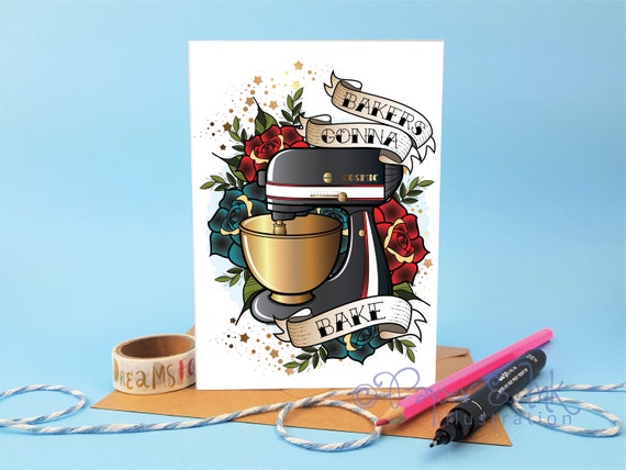 Baker's Flower | Greeting Card Baker's Flower | Greeting Card