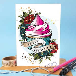 Bolo de aniversário personalizado para padeiro de bolo para assar rainha amiga que adora cozinhar doces para filho ou filha