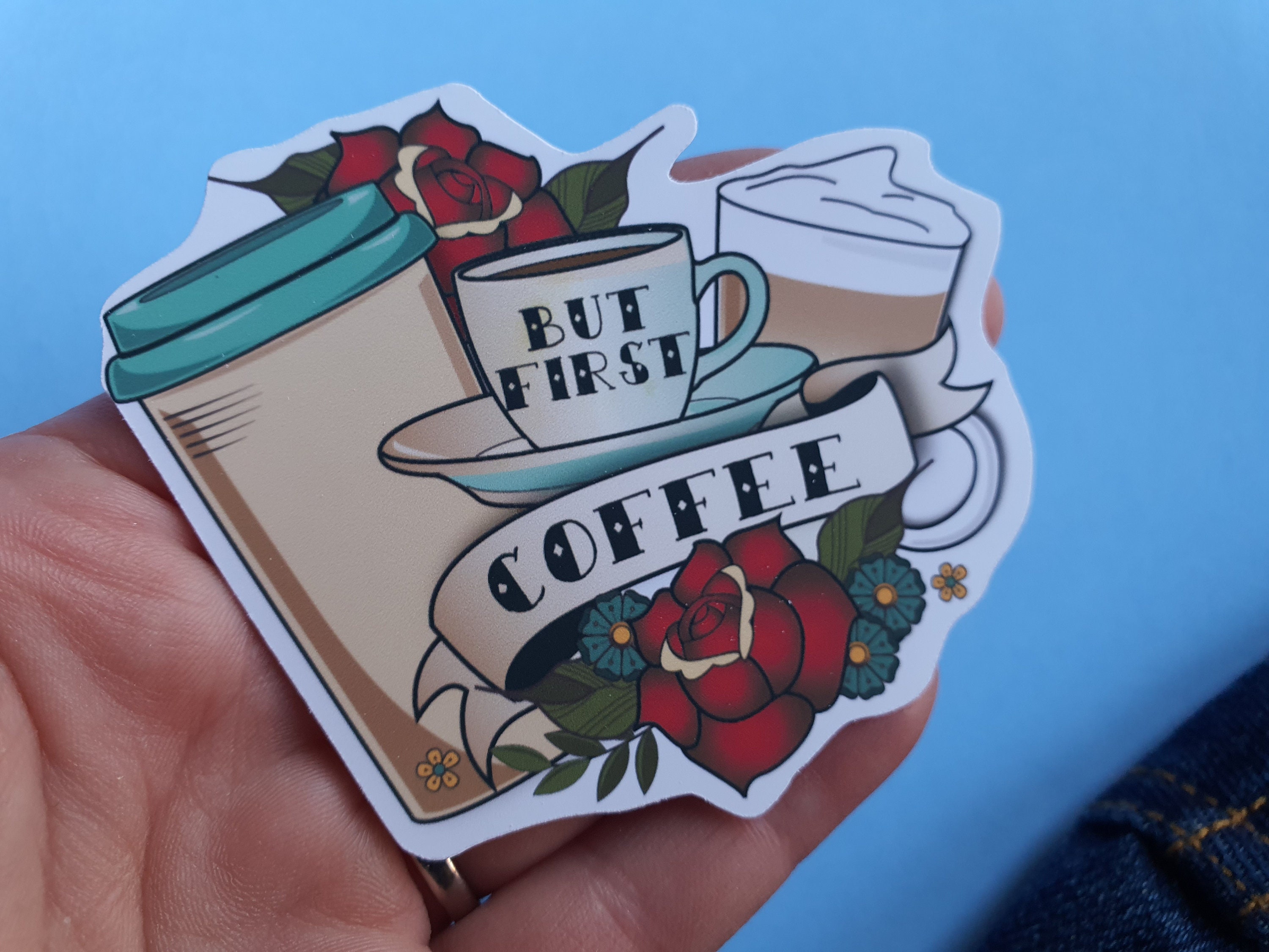 Coffee  Sticker for Sale by negrarts