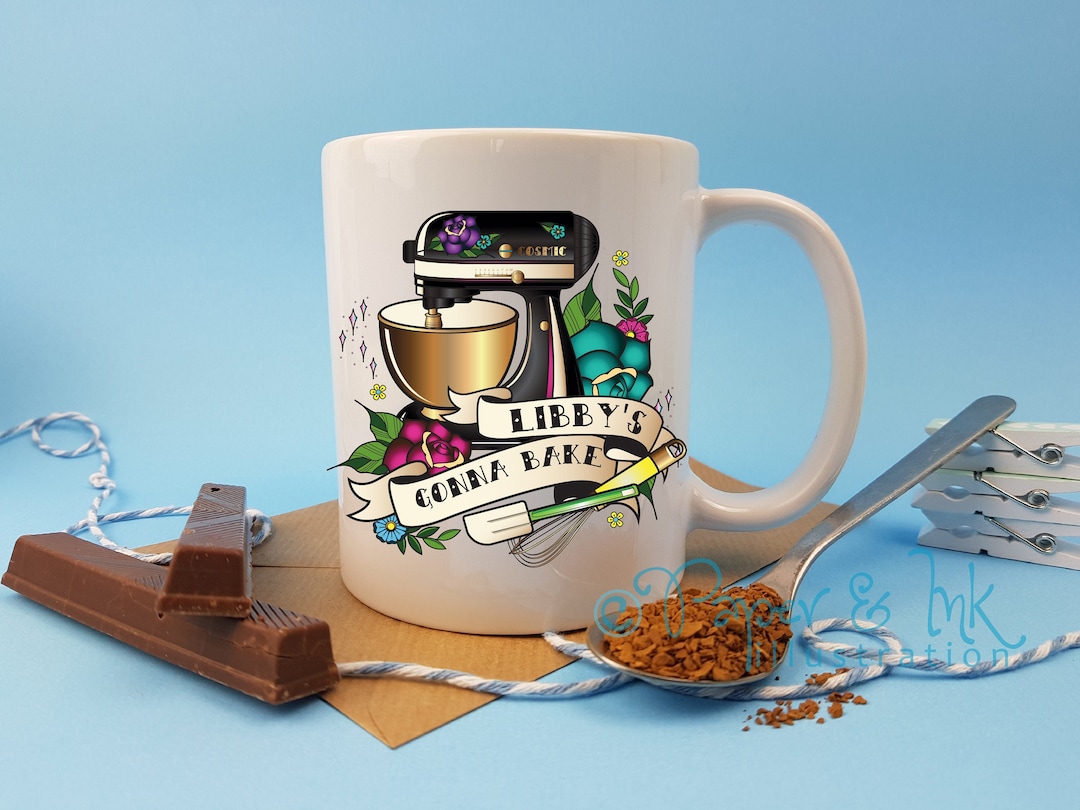 Baking Themed Gift Personalised Mug Baking Gift Baker Mug Etsy