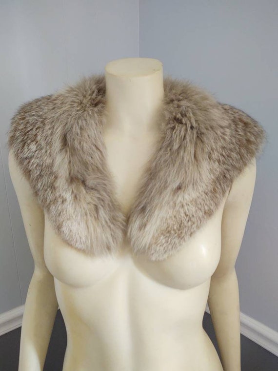 Fox Fur Collar / Multi Brown Fox Fur Collar