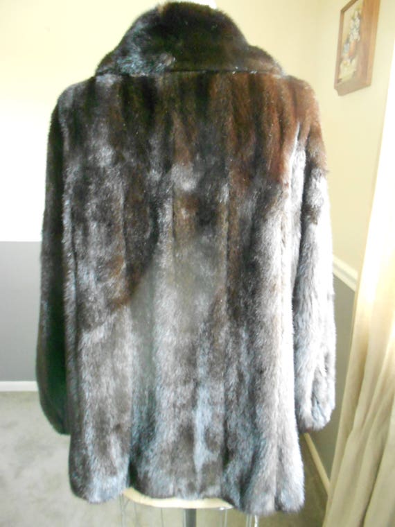 Mink Coat / Chocolate Brown Mink - image 3