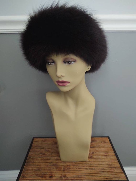 Brown Fox Fur Headband / Fox Earmuffs / Ear Warmer