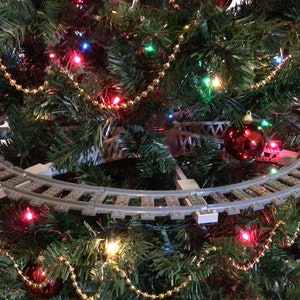 Christmas Tree Bracket for LEGO Train Track